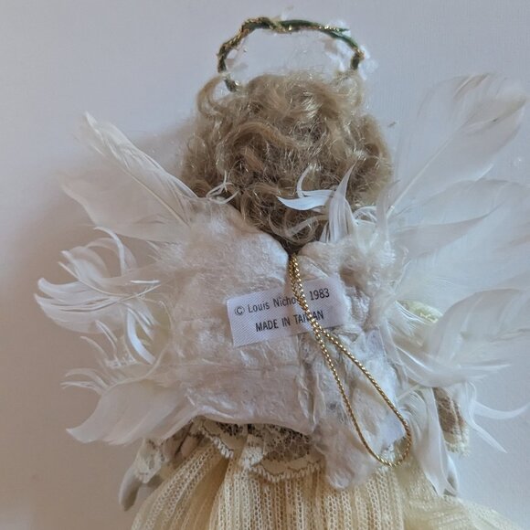 1980s Victorian Angel Kurt Adler Louis Nichole Christmas Tree Topper Ornament - Picture 4 of 9